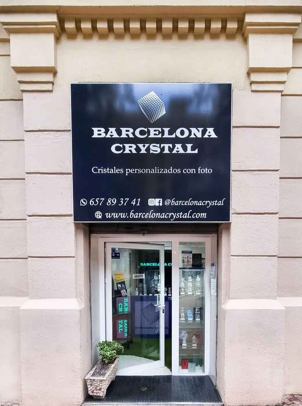 Nosotros Barcelona Crystal | Regalos Personalizados 3D